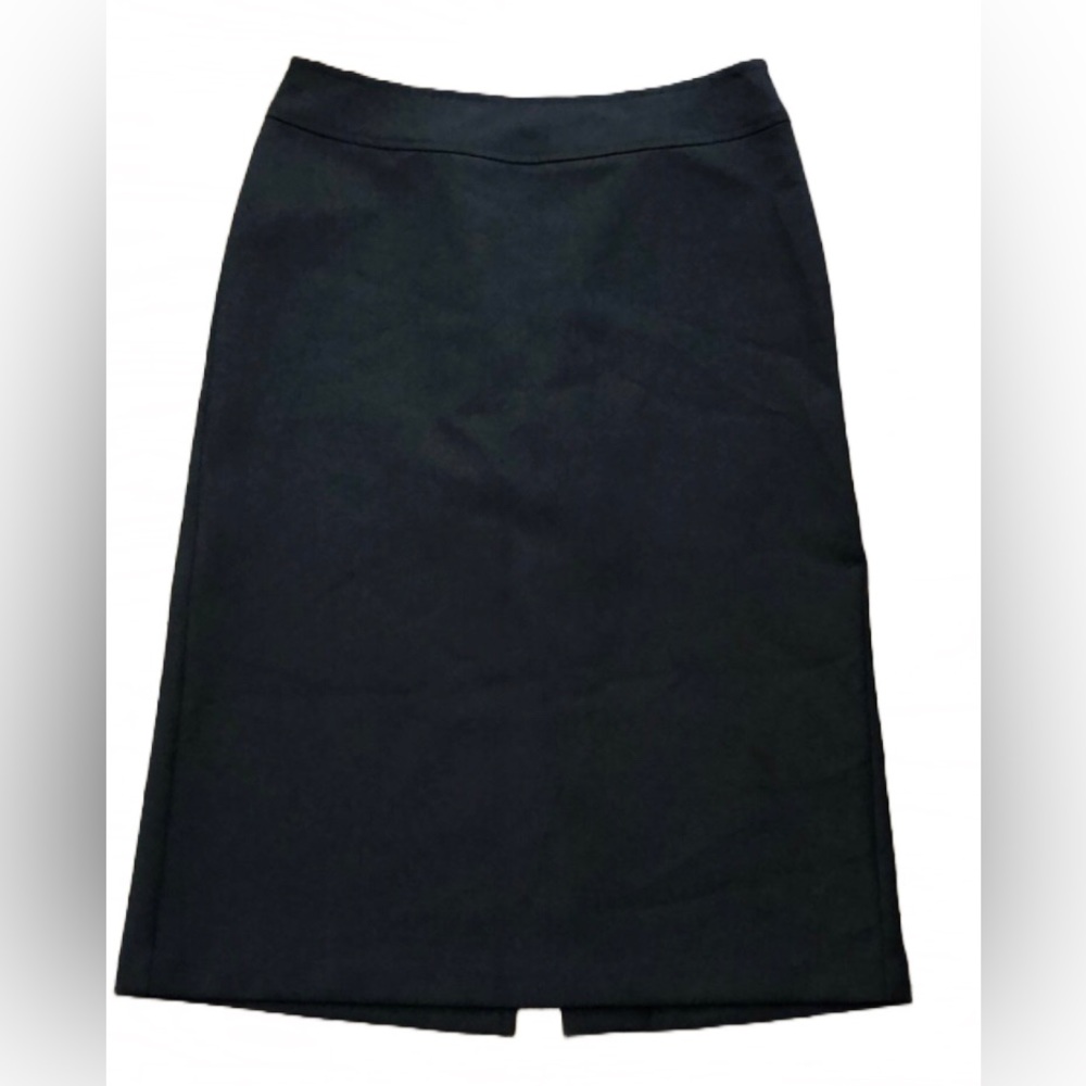 LADIES UNITED COLORS OF BENETTON CHARCOAL GRAY STRETCH SKIRT - SIZE 38